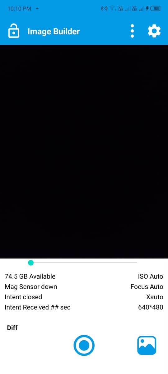 ImageBuilder: Motion Detection and Video Capture — screen 1
